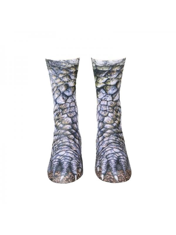 Women Socks Over Knee Animal Squirrel Snow Winter Unique For Party