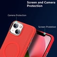 thumbnail image 5 of Feishell Silicone Magnetic Case for Apple iPhone 14,Compatible with MagSafe Charging,Built-in Removable Card Pocket,Anti-Scratch Shockproof Slim Thin Protective Phone Cover,Red, 5 of 8