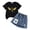 Z01 Black, variant on JUMEYU Toddler Birthday Outfit Toddler Girl Spring Summer Outfit Short Sleeve Shirt Top Mini Skirt Kids Girl 2Pcs Set 4T (White,4 Years)