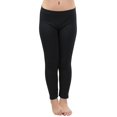 thumbnail image 4 of ToBeInStyle Girls' Nylon-Spandex Blend Full Length Leggings - Black - L/XL, 4 of 4
