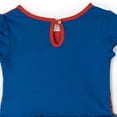 thumbnail image 3 of Marvel Spiderman and Captain America Girls' Costume Dress, Leggings and Headband Set (0-6 Months, Spiderman), 3 of 5