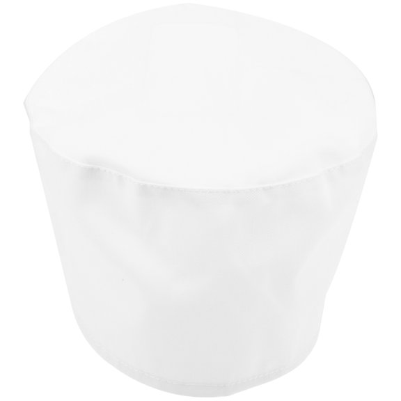 Tineasur White Cotton Chef Hat for Kitchen Work Comfortable Breathable Cooking Cap