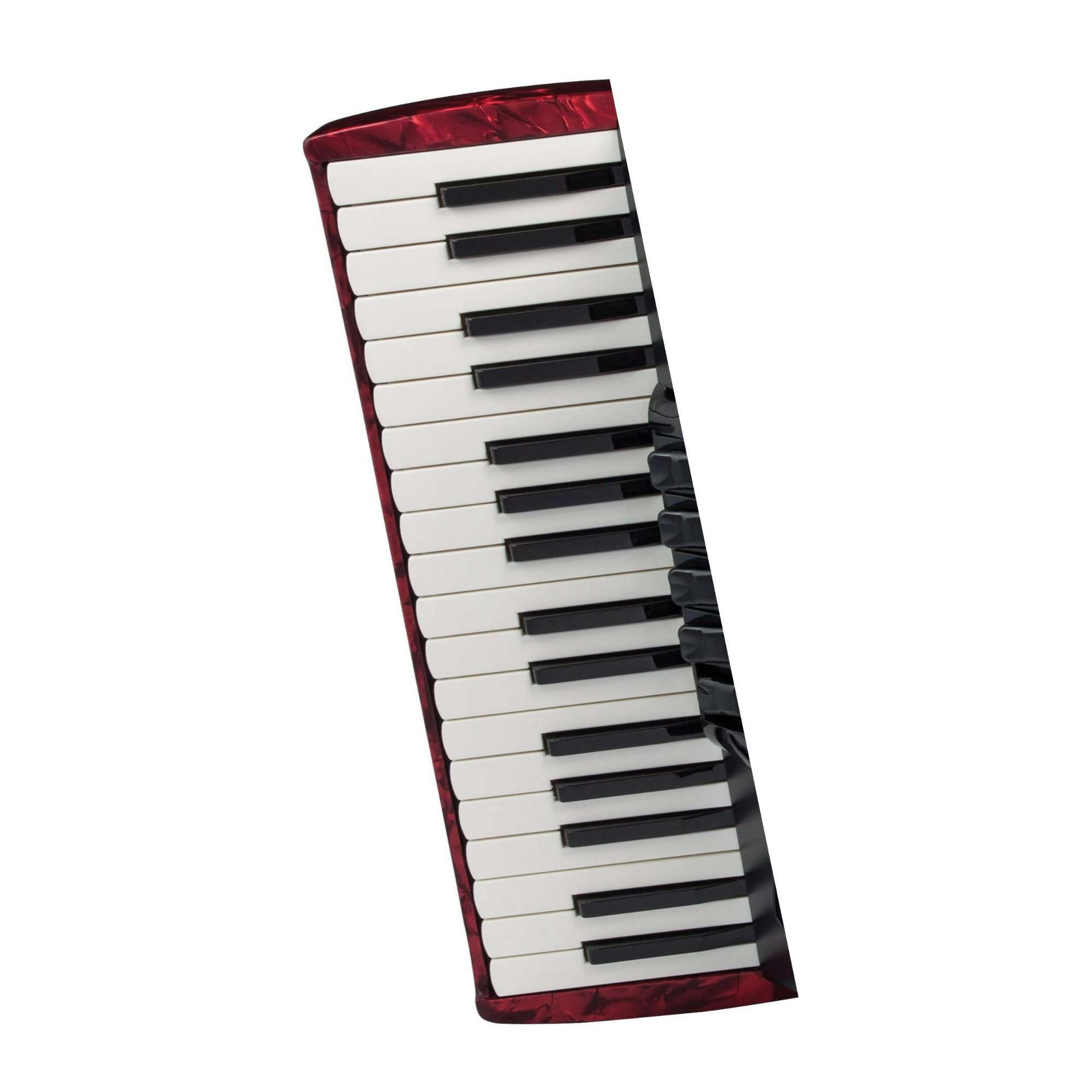 Hohner Bravo III 96 Accordion With Black Bellows Red