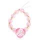 thumbnail image 1 of de plástico hecha a mano para vestido de fiesta de muñecas de 18 '' - de perlas rosadas con percha de rosa Zulema Muñeca Pulsera Rosa, 1 of 8