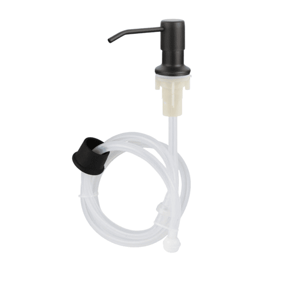 Soap Dispenser for Kitchen Sink, Built in Sink Soap Dispenser, Countertop Dish Soap Dispenser Stainless Steel Pump with 47" Extension Tube kit, No Need to Frequent Refill.