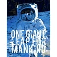 thumbnail image 4 of Stephen Chambers 15x18 White Modern Wood Framed Wall Art Titled - Giant Leap 2, 4 of 6