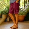 thumbnail image 5 of Mifsaly Womens High Waisted Linen Shorts High Waisted Summer Shorts Lightweight Relaxed Breathable Casual Beach Vacation Outfits with Pockets 2026 XXXL, 5 of 6