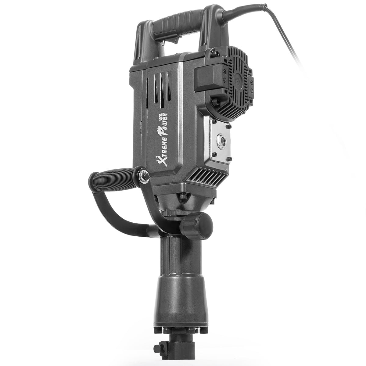 XtremepowerUS 2800W Demolition Jack Hammer Point Chisel Bits Demo Jack Hammer Cement Concrete Floor Breaker Block Punch Drill 55J Case, 1-1/8" Hex Shank