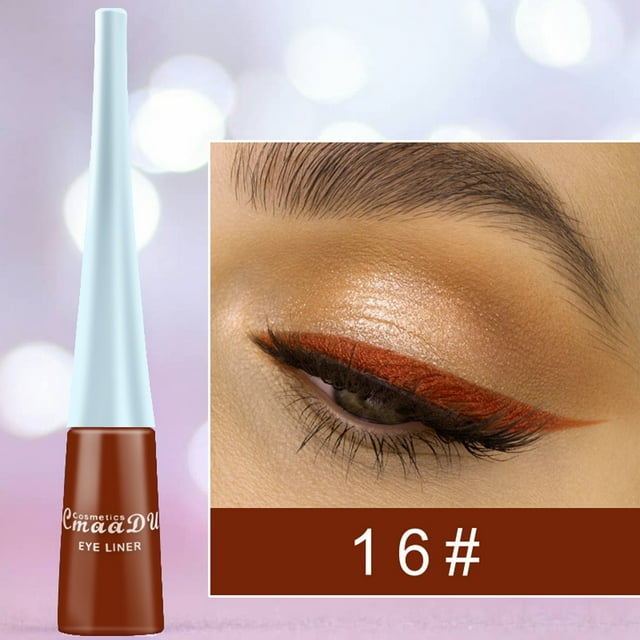 onlyliua Ofertas Flash Delineador de Ojos Líquido de Secado Rápido, Mate, de Larga Duración, 5 Ml