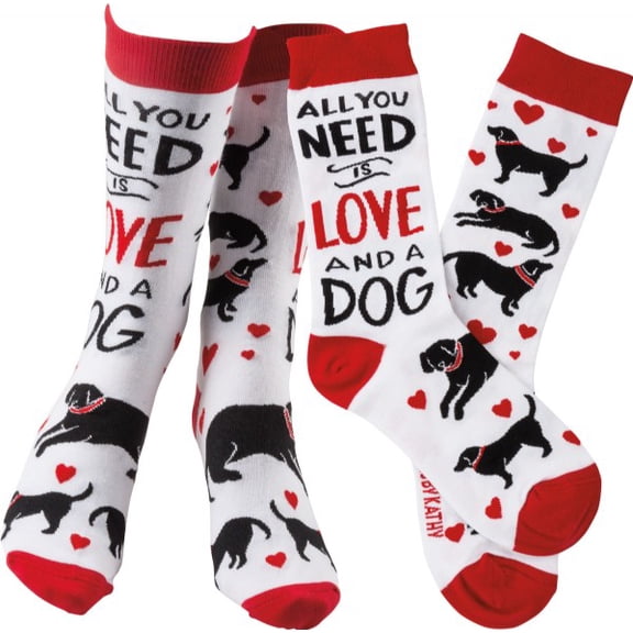 Humorous Quote Socks Unisex One Size Primitives by Kathy (Crazy Cat Lady)