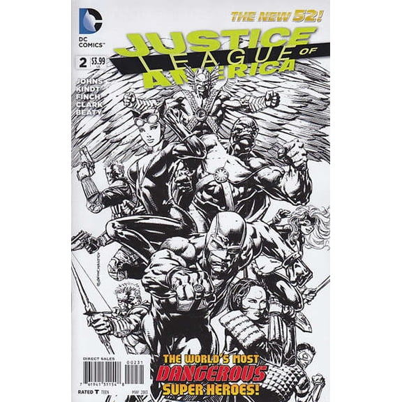 Justice League of America (3rd Series) #2B VF ; DC Comic Book
