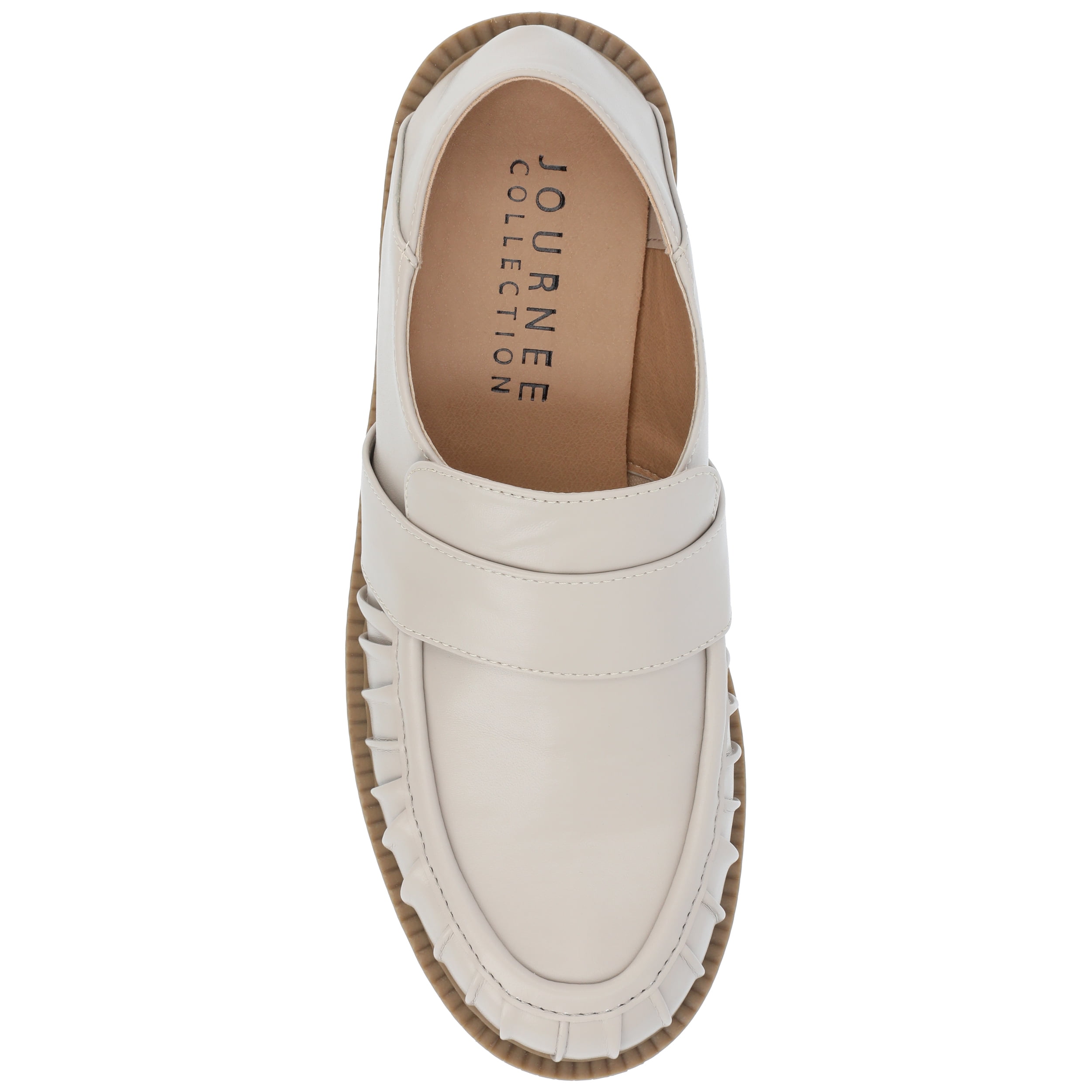 Journee Womens Lakenn Slip On Crash Back Loafer