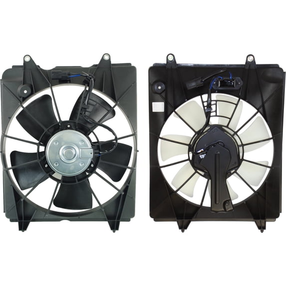 Radiator Cooling Fan w/ A/C Condenser Fan For 2010-11 CR-V Left & Right