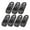 Black-141, variant on Heavy-Duty Windproof Tent Clips with Locking Teeth Grip for Secure Tarp & Awning Attachment in Storms, 7-Pack Outdoor Camping & Sailing Accessory Set(Red),Ccwuwei