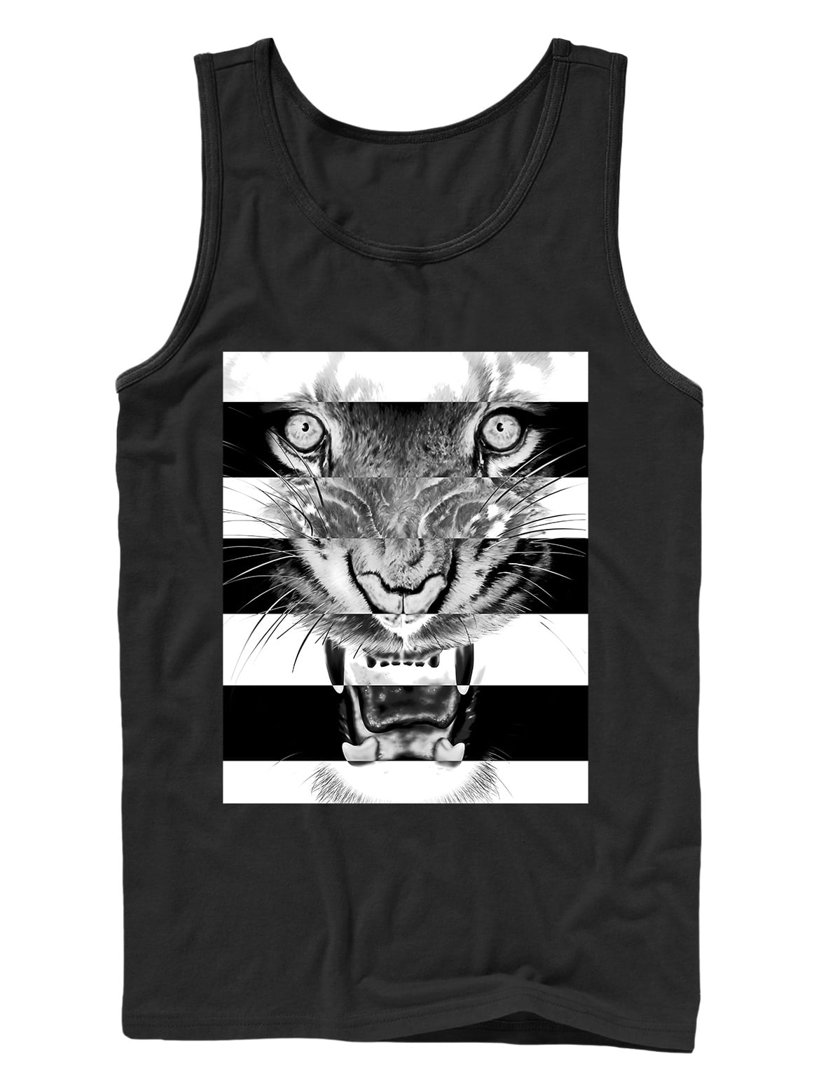 Men's Tiger Stripes Tank Top - Walmart.com