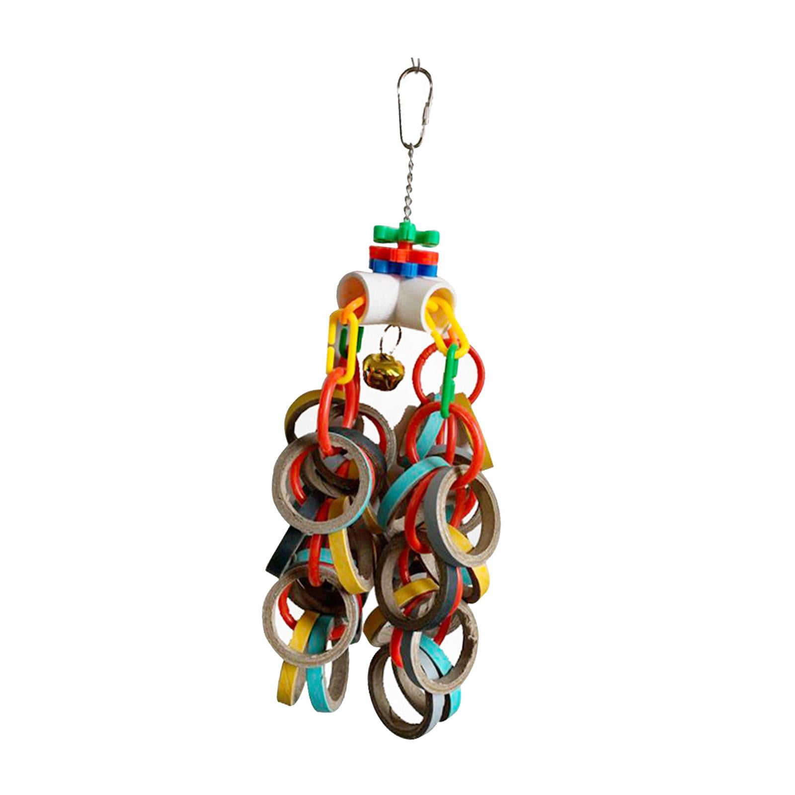 Bvdfgk Cage Bite Toy Parrot Toy Perch Bird Chewing Toy for Parakeets, Budgies, Hamster,