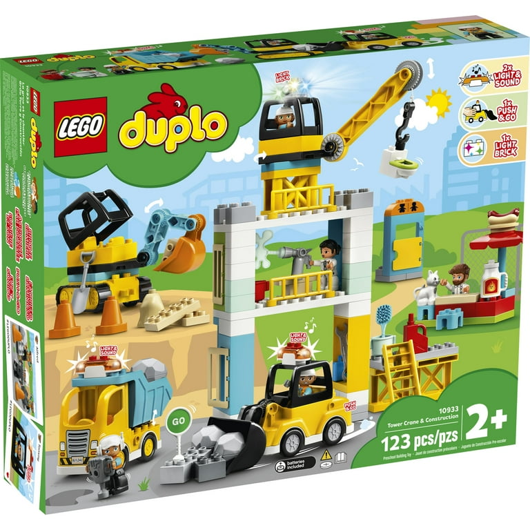 LEGO Tower Crane & Construction 10933 Building Set (123 Pieces