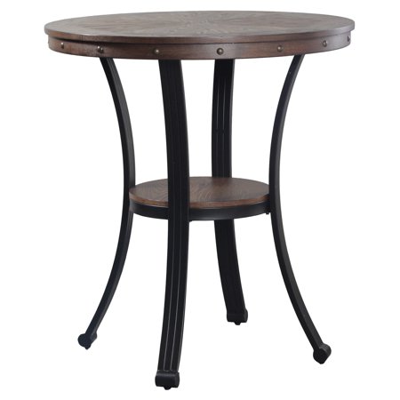 Powell Franklin Pub Table Dark Brown Com Powell Franklin Pub Table Dark Brown