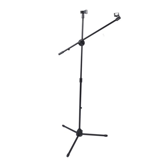 Microphone Tripod, Multipurpose Mic Support Stand 80-180cm Height Adjustment for Studio Recording Music Program