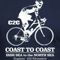 thumbnail image 3 of CafePress - Coast To Coast (Cycling) Men's Classic T Shirt - Men's Fitted T-Shirt, 3 of 4