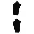 thumbnail image 1 of exhibición del collar,Torres de joyería de maniquí de exhibición de collar,soporte de exhibición del collar de la joyería del terciopelo negro,Modelo de exhibición Soporte de busto, 1 of 9