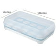 thumbnail image 3 of Mashaouyo Clearance Pantry Organization Storage Large Capacity Egg Holder For Refrigerator Egg Fresh Storage Box For Fridge Egg Storage Container Organizer Clear Plastic Storage Container, 3 of 9