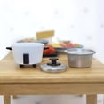 thumbnail image 6 of ACDANC Miniature Simulation Rice Cooker Mini Rice Cooker Cooker Model Kitchen Model Rice Cooker Small, 6 of 7