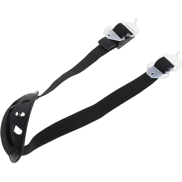 HUGFEGWE Hard Hat Chin Strap Helmet Strap Adjustable Professional Universal Helmet Liner Chin Protector Strap with Protective Buckle 1Pc (Black) CJB91-81619