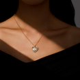 thumbnail image 2 of Collar con colgante de corazón de moissanita en oro para mujer Hoaritik, 2 of 7