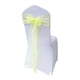 thumbnail image 1 of 10pcs Bowknot diseñó la silla de la cinta No-lazo de la silla Sash del arco Hotel de la boda Banquete de la silla cubierta de la silla de nuevo decoración (amarillo brillante), 1 of 7