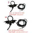 thumbnail image 4 of Lizard Harness Leash with Cool Wing 1.5M Adjustable Leather Bearded Dragon Reptile Walk Strap for Amphibians Small Pet, 4 of 10