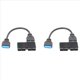thumbnail image 1 of 2X Cable de Extensión de Datos para Placa Base con Diseño de Cable Modular con Chip y Concentrador USB 3.0 de 19 Pines, 1 of 5