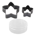 thumbnail image 1 of 2Pcs Leather Cutting Die Star Shape Punch Cutter Craft Mould Tool for Fabric DIY, 1 of 5