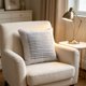 thumbnail image 5 of 17.72x17.72in Cottons Quilted Striped Splicing Throw Pillow Cover Modern Wabis Sabi Cushion Case With Hidden Zipper Easys Install For Sofa Bed, 5 of 6