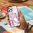 thumbnail image 5 of RSMTCI for iPhone 11 Case 6.1 IN,Fashion Pink Music Cat Phone Case,Black, 5 of 6