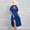 Dark Blue, variant on ZZwxWA Women's Summer Plus Size Dresses 2025 Tie Waist Casual V Neck Ruffle Short Sleeve Tiered Loose Midi Dress Sundress Holiday Beach Wear