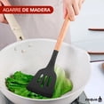thumbnail image 4 of Set 11 Utensilios de Cocina - Coquo - Kit Completo de Madera y Silicón, 4 of 6
