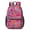 Pink Butterfly Pattern, variant on Colorful Butterfly Pattern 17" Waterproof Oxford School Backpacks for Teens, S-Shape Padded Straps, for School, Travel, Hiking, Camping