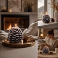 thumbnail image 7 of Scented Candles, Decorative Shaped Pinecone Aromatherapy Candle Set, Natural Wax Holiday Tabletop Decor Gift for Christmas Winter Home Dinner Party, 7 of 7