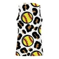 thumbnail image 3 of IROINNID Round Neckline Summer Tops For Men Sleeveless New Baseball 3d Tank Top Sports Sleeveless T-shirt Tank Top/shirt Blouses Pullover Graphic Print Tops, 3 of 4