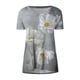 thumbnail image 4 of Puntoco moda mujer casual cuello redondo impresión blusa manga corta camiseta verano tops liquidación Puntoco Puntoco-5112, 4 of 5