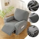 thumbnail image 2 of Xiao Hua Conjunto de sofá universal elástico color caqui con patrón de rombos, conjunto de sofá, conjunto de sillones para sala de estar, conjunto de protección para sofá, 2 asientos, 2 of 5