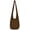 Brown Double Layer, variant on Boho Crossbody Bag for Women – Handmade Cotton Sling Bag Lightweight Unisex Travel Purse with Zipper