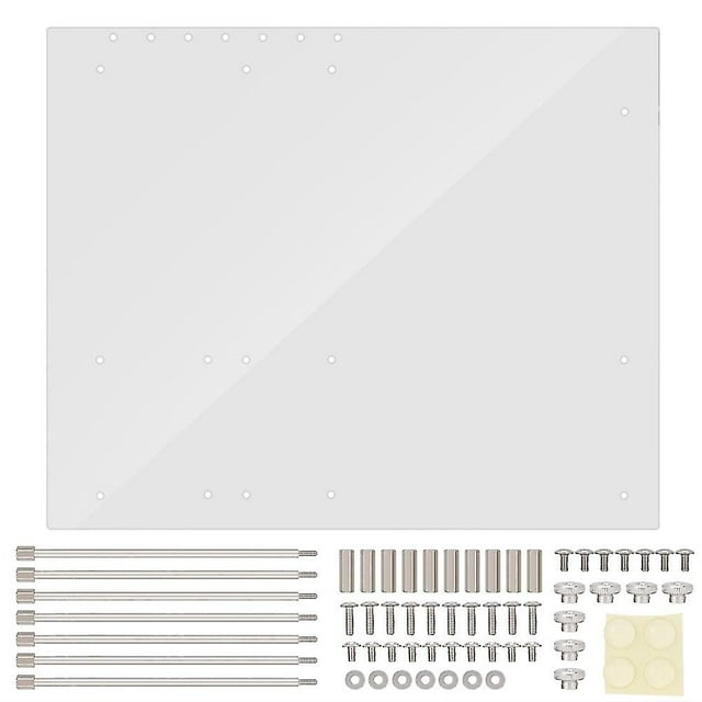 Boîtier d'ordinateur en acrylique transparent à cadre ouvert, support de base pour carte mère ATX