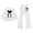 1-White3830, variant on WOYY Girls Bow Sweatshirt and Flare Pants Sweatsuit Casual Sports Outfits Fashion Kids Clothes, Sizes 3-10