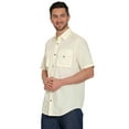 thumbnail image 4 of Turtle Bay New York Men's Short Sleeve Easy Snap Explorer Shirt With Multi-Pockets and cool back mesh, 4 of 7