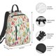 thumbnail image 2 of Fotbe Spring floral Mochila Ligera para Hombres y Mujeres - Duradera y Resistente al Agua, Ideal para Escuela, Trabajo, Viajes y Uso Diario, 2 of 7