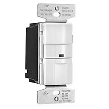 - Eaton OS10D7-V Occupancy sensor & dimmer with LED singlepole/3-way preset, Ivory