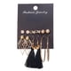 thumbnail image 5 of Fiudx Juego de Aretes de Aleación de Cristal Glamuroso, Elegantes Pendientes de Perla, Chapados En Oro Brillante, Ideal para Fiestas y Bodas, Regalo para Mujeres y Niñas (6 Pares Incluidos)., 5 of 7