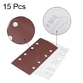 thumbnail image 3 of Hoja de Lijado con Gancho y Bucle de 320-granos y 8-agujeros de 7.3 x 3.6-pulgadas de Óxido de Aluminio para Lijadora 15pcs, 3 of 3